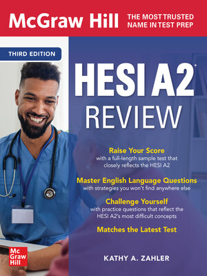 cover image of McGraw Hill HESI A2 Review